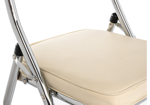Стул Chair раскладной бежевый. Фото №4