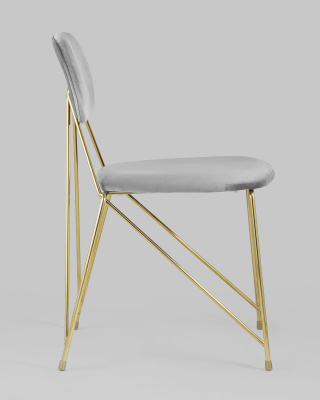 Стул Элис светло-серый фото Стул Элис светло-серый. Фото №4