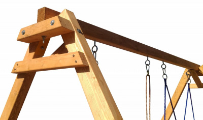 Качели детские Р911-25, коричневый. Фото №5