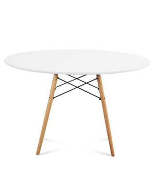 Стол DSW 120, белый. Фото