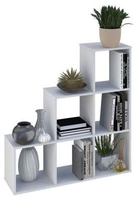 Стеллаж Polini Home Smart, белый. Фото