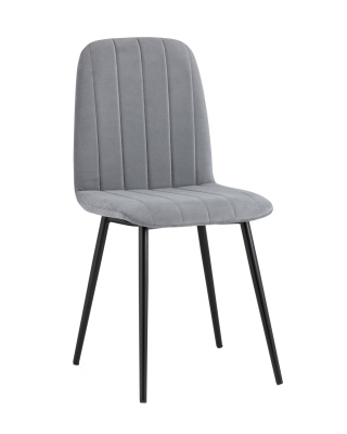 Стул Easy велюр серый. Фото №2