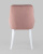 Стул Диана велюр пыльно-розовый ножки белые. Фото №6