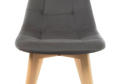 Стул деревянный Filip dark gray / wood. Фото №5