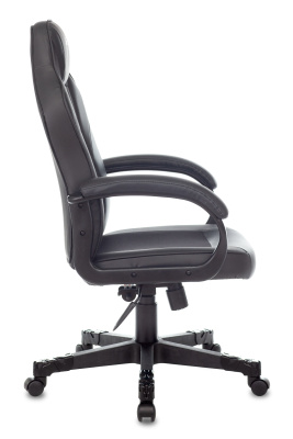 Кресло игровое Zombie GAME 17 черный текстиль/эко.кожа крестовина пластик. Фото №4