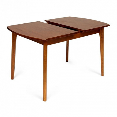 Стол ROBERTO (mod. EHR3248R+12 H4) дерево гевея/мдф, 80х120+30х76см, rustic oak (дуб). Фото