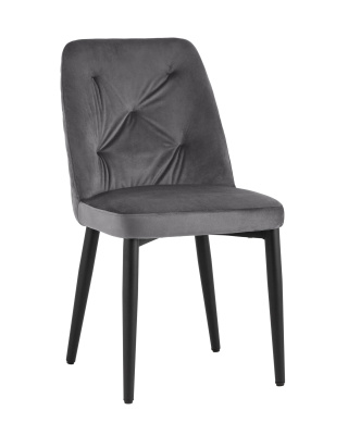 Стул Эмма велюр серый. Фото №2