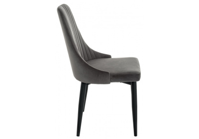 Стул Kora dark gray / black. Фото №3