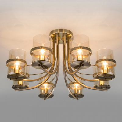 Потолочная люстра Eurosvet Coppa 60085/8 античная бронза. Фото №2