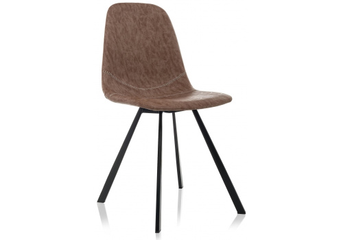 Стул Lago коричневый. Фото №1