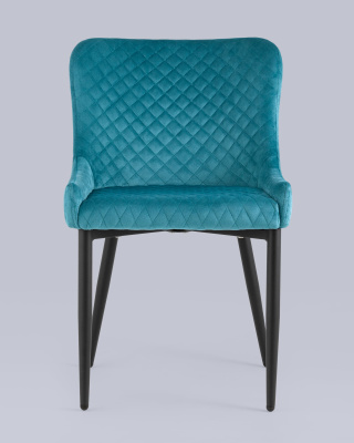 Стул Ститч велюр темно-бирюзовый фото Стул Ститч велюр темно-бирюзовый. Фото №5