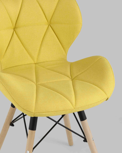 Стул Бон рогожка желтый. Фото №9