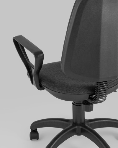 Кресло компьютерное Престиж серое. Фото №8