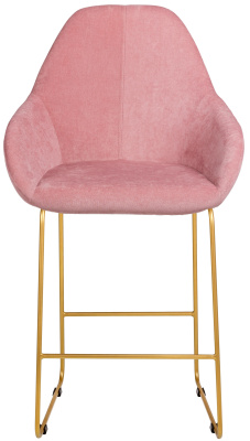 Кресло полубар Kent Розов/Линк Золото. Фото №5