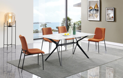 Стол MARBELLA FSD1943 белый мрамор. Фото №2