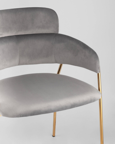 Стул Полин светло-серый. Фото №10