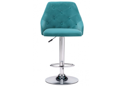 Барный стул Laguna blue velour. Фото №2