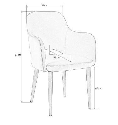 Кресло офисное TopChairs Unit черное. Фото №3