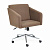 Кресло офисное Milan (хром ткань ORLEANS, коричневый)