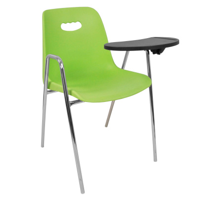 Стул Venezia-4 высокие ножки с подлокотниками + столик TLT каркас хром. Фото №5