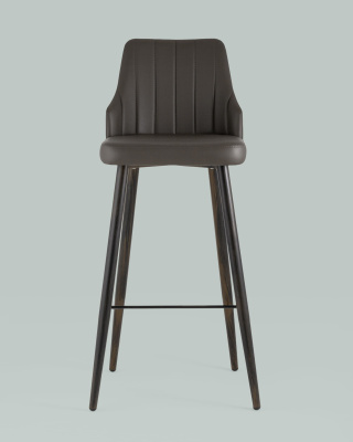 Стул барный Коналл экокожа таупе. Фото №5