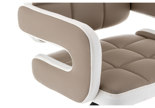 Барный стул Bent бежевый / белый. Фото №6