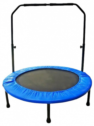 Батут ALH-100-blue, синий, черный. Фото №3