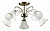 Люстра на штанге Arte Lamp Blossom A2709PL-5AB