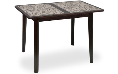 Стол Аспен СТ Беж/ВН ноги массив прямые. Фото