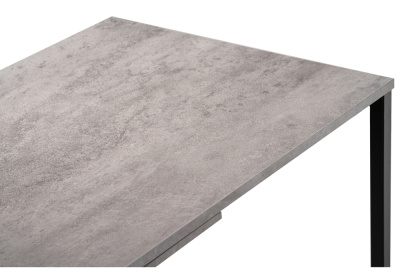 Стол, Клер Лофт матовый черный  / бетон фото Стол, Клер Лофт матовый черный  / бетон. Фото №4