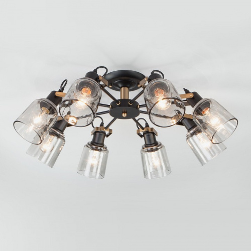 Потолочная люстра Eurosvet Astor 70111/8 черный. Фото №2