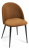 Стул MONRO (mod. 710) ткань/металл, 56х51х80 см, высота до сиденья 47 см, коричневый barkhat 11/черный (поставляется по 4 шт). Фото №1