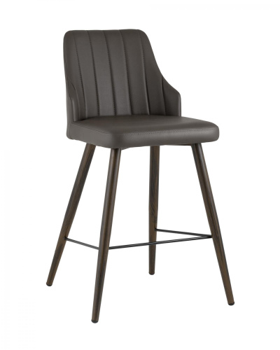 Стул полубарный Коналл экокожа таупе. Фото №1