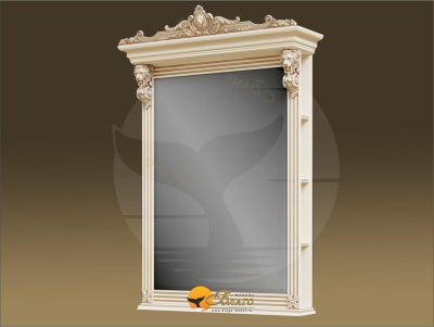 Зеркало с полками над обувницей Б5.4-7. Фото №4