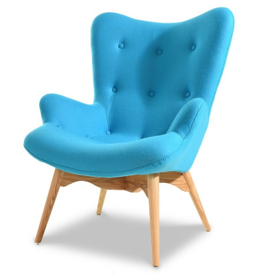 Кресло DC917 blue-голубое фото Кресло DC917 blue-голубое. Фото №2