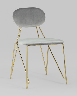 Стул Элис светло-серый фото Стул Элис светло-серый. Фото №3