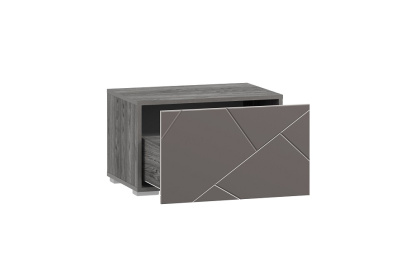 Тумба Summit НМ 011.86-02, Софт Графит, Ясень Анкор темный. Фото