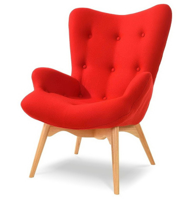 Кресло DC917 red-красное. Фото №2